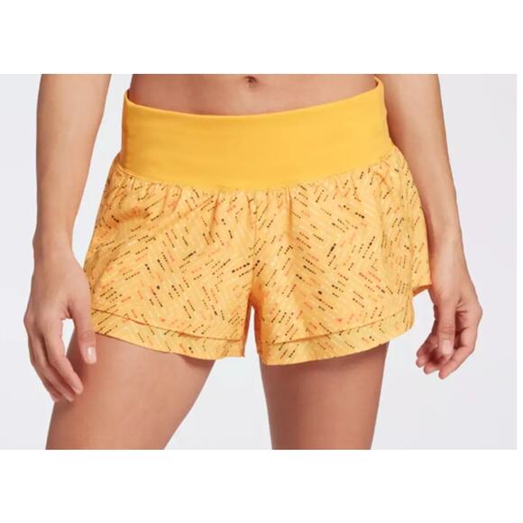 CALIA Womens Running Short Size XXL NWT Orange Training Workout 3" Inseam - Picture 3 of 9